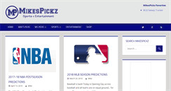 Desktop Screenshot of mikespickz.com